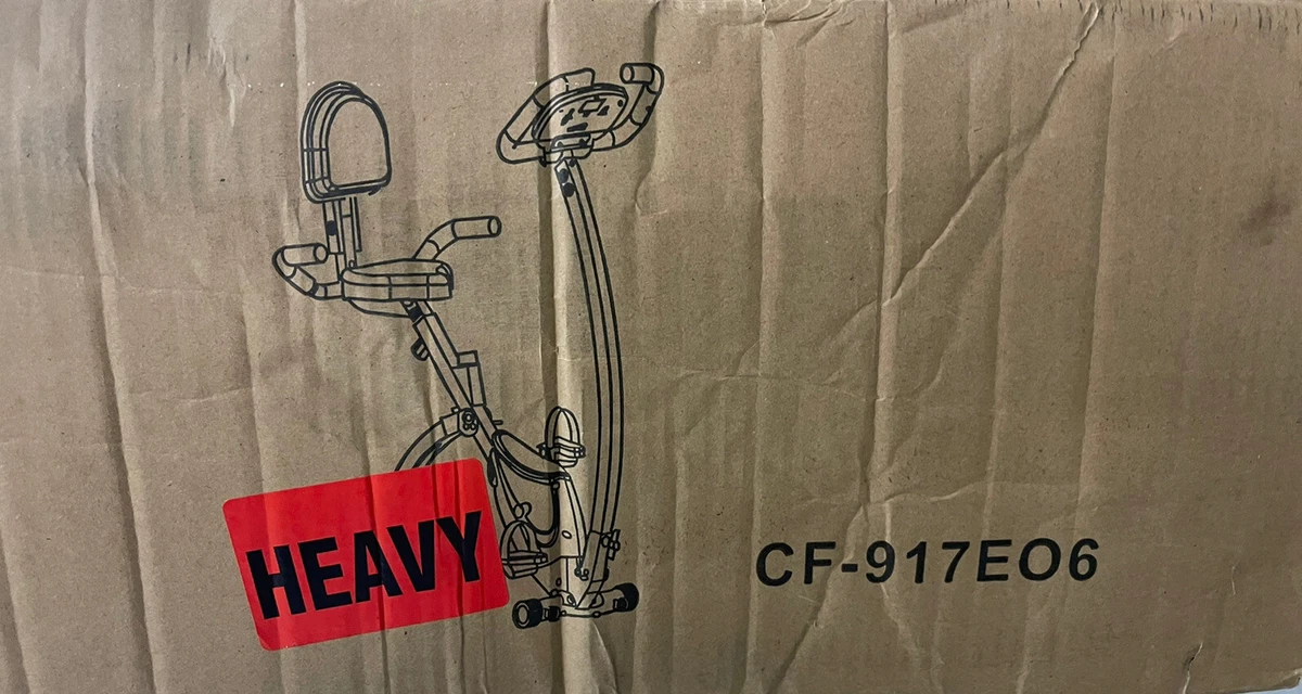 BCAN Folding Exercise Bike Magnetic Upright Bicycle CF 917E06 eBay