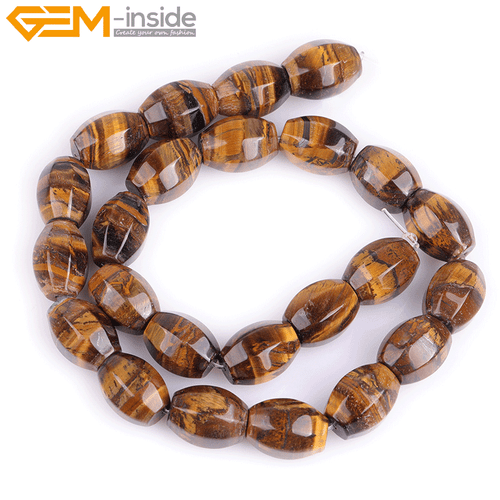 Heart Coin Drop Oval Stone Natural Yellow Tiger Eyebeads Jewelry Making 15" - Picture 92 of 92
