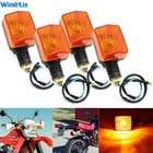 4Pcs (2 Rear + 2 Front) For Honda Nighthawk 750 Turn Signal Lights CB750 CB 750