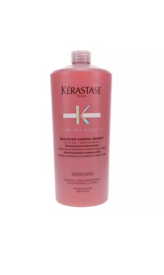 Kerastase Chroma Absolu Bain Riche Chroma Respect Shampoo 33.8 oz