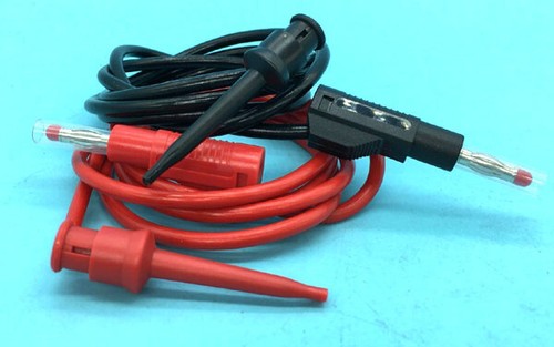 Retractable cap 4mm Stackable Banana Plug TO Test hook 0.5/1/2M Test Lead cables - Picture 5 of 17