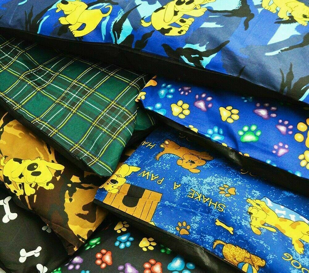 Medium Large & Extra Large Dog Bed Pillow Cover Only Washable With