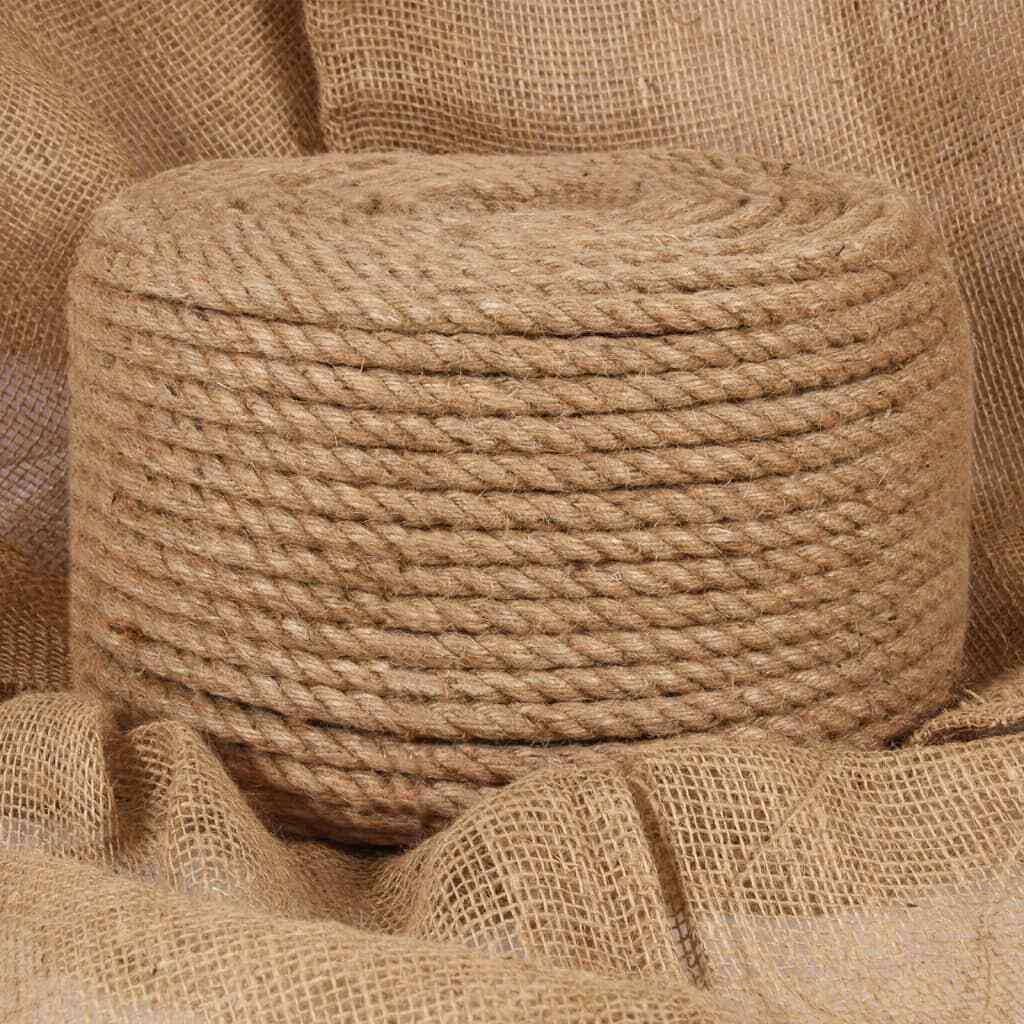 vidaXL Rope 100% Jute 10 mm 100 m