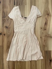 blush zara small skater dress