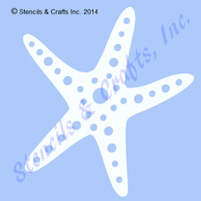 5.5" STARFISH STENCIL BEACH NAUTICAL OCEAN SEA OCEAN TEMPLATE PAINT ART NEW