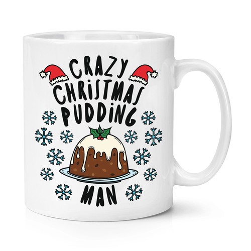Crazy Christmas Pudding Men's Flakes 284ml Cup Funny Holy Secret Joke