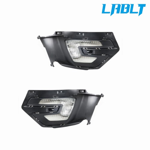 Feux antibrouillard LABLT avec lunette noire côté droit et gauche pour Ford Explorer 2016-2017 - Photo 2/6