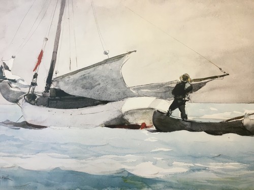 Winslow Homer - Stowing Sail, Bahama's - The Art Institute of Chicago - Poster - Bild 9 von 9