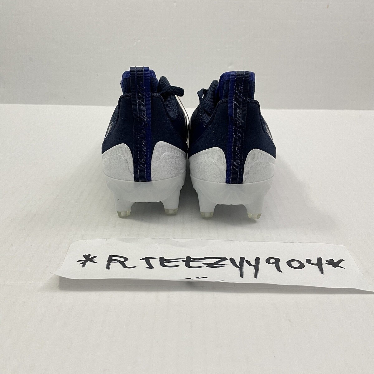 Adidas Adizero Scorch Mens Football Cleats Size 11 Navy Blue White FX4250 Adidas Football Cleats Men main image 2