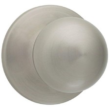 Kwikset Polo Hall/Closet Door Knob Nickel w/ Microban Antimicrobial Technology