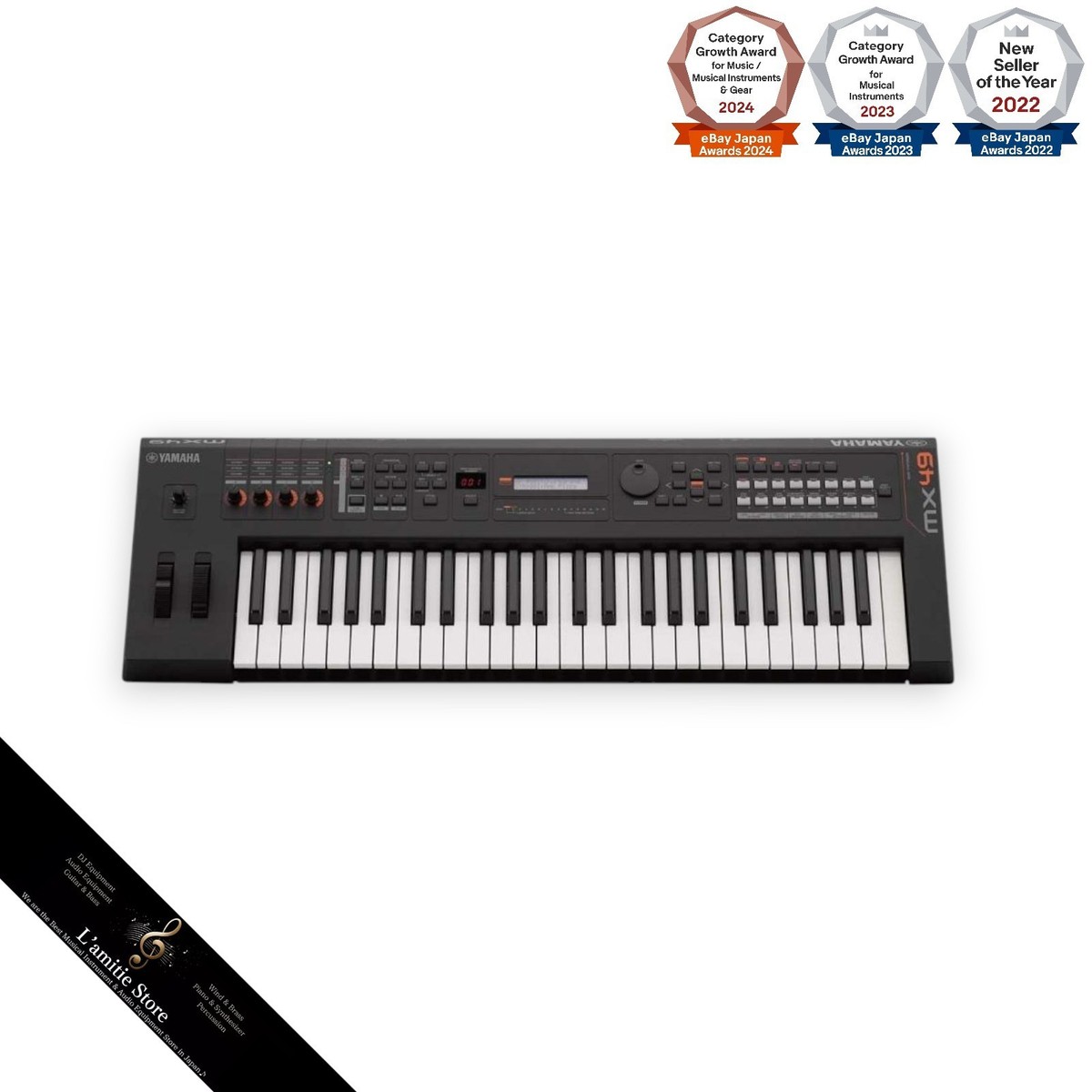 Yamaha MX49 Digital Synthesizer Keyboard Synth Japan Musical