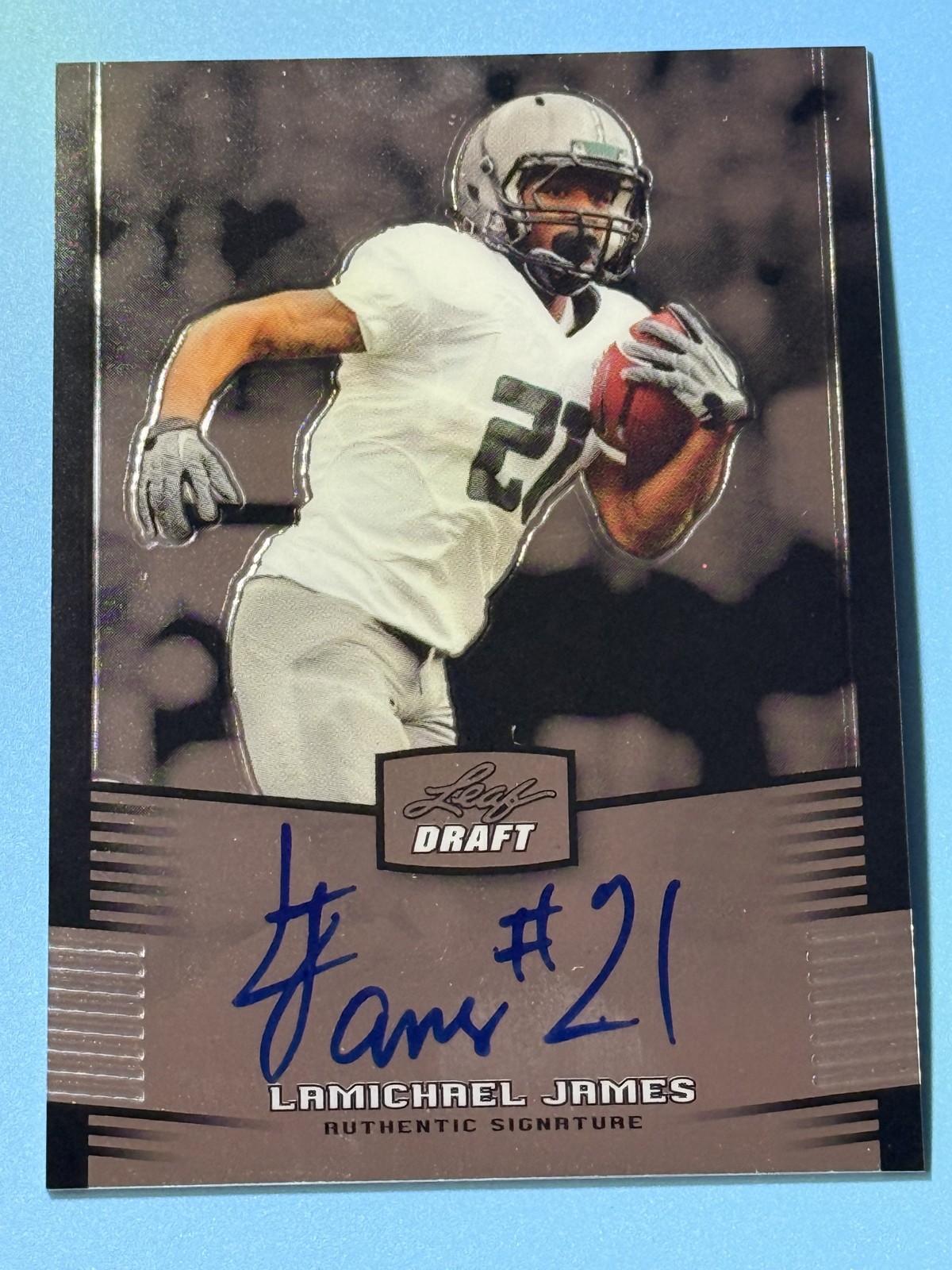 LaMichael James Leaf Metal Draft #LJ1 Base