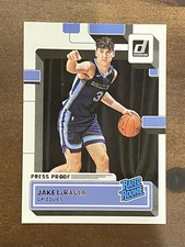 2022-23 Panini Donruss Rated Rookie Silver Press Proof Jake LaRavia PWE Lakers