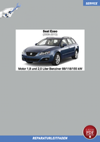 PDF Seat Exeo (2008-2013) Reparaturanleitung Motor 1,8 Und 2,0 Tfsi 120-211 PS