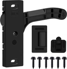 Metal RV Screen Door Latch Kit - Right Hand Handle for Camper & Travel Trailer