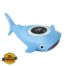 Mini LED Baby Bathtub Thermometer, Whale Toy, Safety Alarm