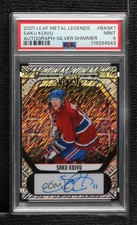 2025 Leaf Metal Legends Silver Shimmer 9/10 Saku Koivu PSA 9 MINT Auto 8d2