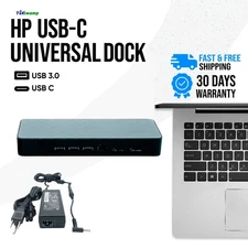 HP USB-C Docking Station for EliteBook 725 G3 G4 745 G3 G4 755 G3 G4 w/PSU 90W