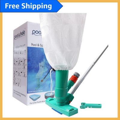 #ad #ad Water Pressure Powered Mini Jet Vacuum Cleaner for Pools amp; Spas 56.7quot; Pole $36.99