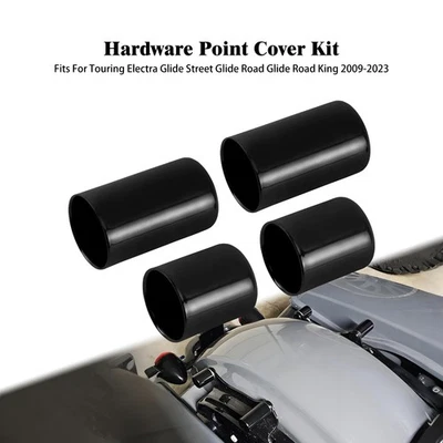 Schwarz Docking Hardware Magnetabdeckungen Für Harley Road Electra Glide 09–2025 - Bild 1 von 4