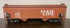 Weaver O Scale 2-Rail L&N Dixie Line 2-Bay Hopper Metal Trucks & Kadee Couplers — photo 2
