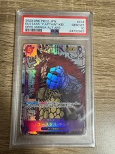 PSA 10 Eustass Kid OP05-074 Comic Parallel Manga Alt Art ONE PIECE Card Japanese