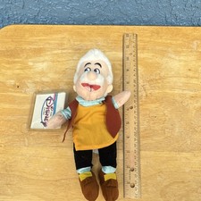 Disney Store Mini Bean Bag Plush 8" Geppetto Pinocchio Vintage 2000 MPN 1378