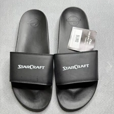 StarCraft ISlide Official Blizzard Slides Sandals – Black – Size 13/14 – New