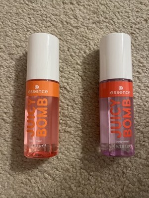 Lot Of 2 Juicy Bomb Body Mists 3.38 Fl Oz Each