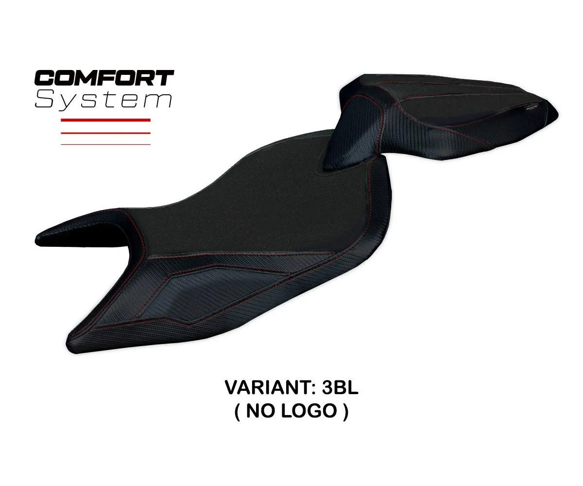 Seat cover Sparta Comfort S Black BL Tpz compatible APRILIA TUONO 660 2021 2026