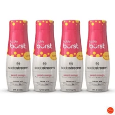 SodaStream Bubly Burst 4pk Peach Mango Drink Mix