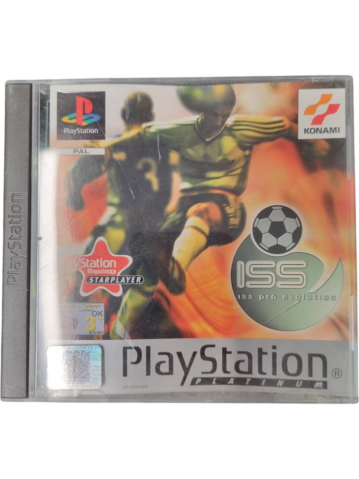 PlayStation ISS Pro Evolution Konami Platinum PAL Complete