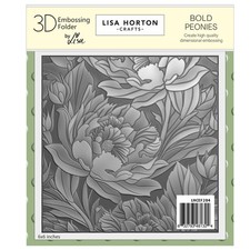 Lisa Horton Crafts Embossing Folder 6X6-Bold ...