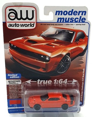 Auto World Maßstab 1:64 AW64372 - 2019 Dodge Challenger R/T Scat Pack - Tor Red