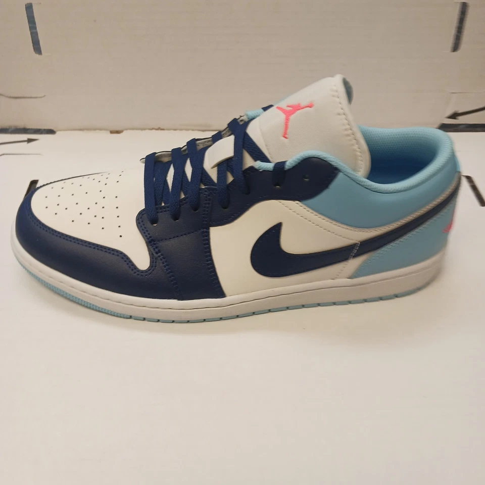Nike Air Jordan 1 Low Sail Azul Chill 553558-149 Para hombres Talla 13 Nuevo Foto 2 de 4