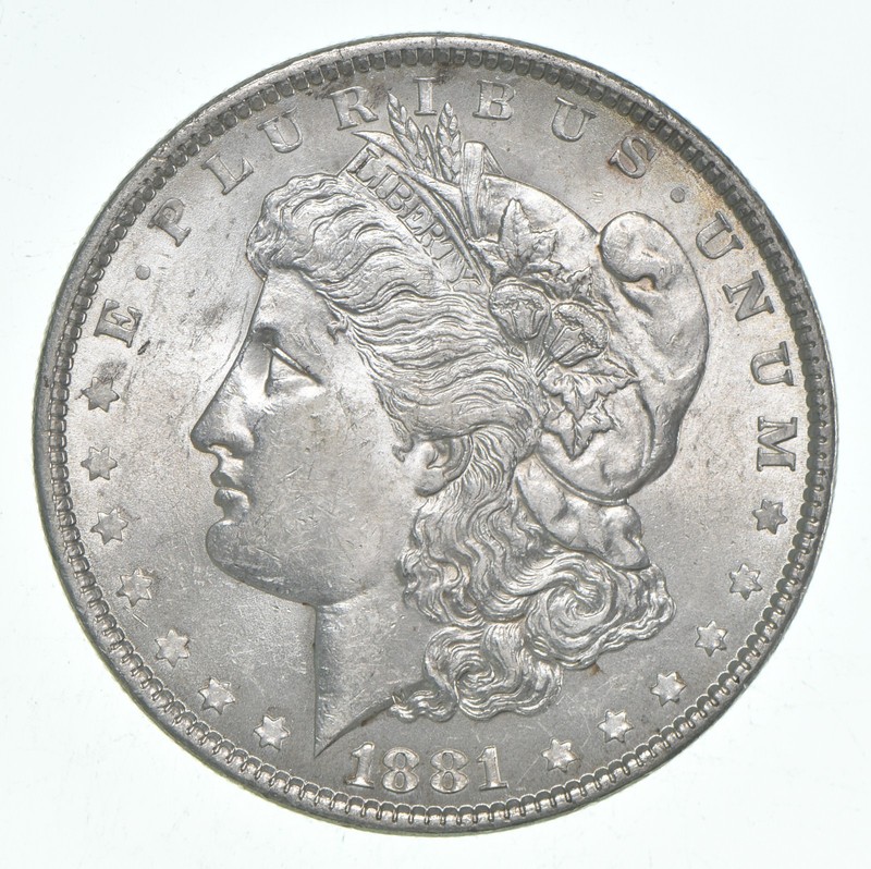 BU/Unc 1881 (P) Morgan Silver Dollar (1 coin) *6635