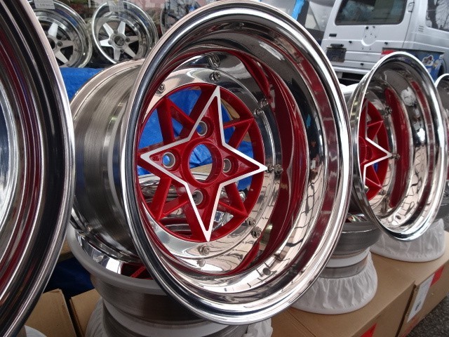 JDM Star Shark Real 3P 14x10.0j 114.3x4H New 2 pair AE86 Hakoska