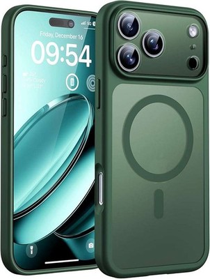 TOCOL iPhone 17 Pro Max Case, kompatibel mit MagSafe, mattgrün