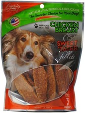 Carolina Prime Pet Chicken Breast Sweet Tater 1 Pound Pack of 1 , Frosted