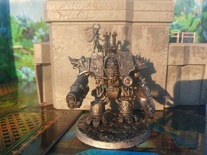 Painted OOP SCI-FI RPG Chaos 40k Combat dreadnought Robot rare Sculpt Cyberpunk