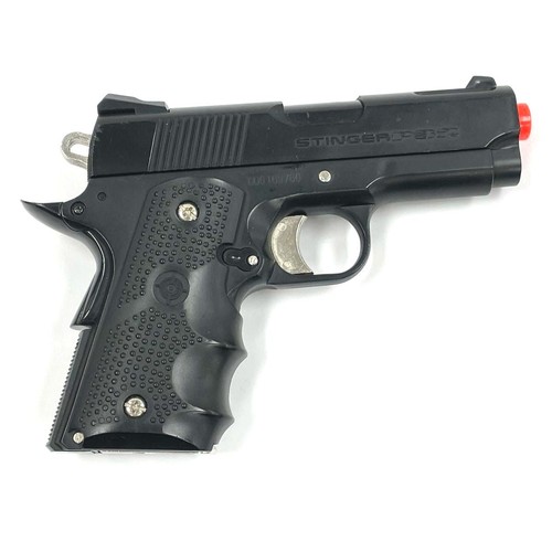 Crosman Stinger P32 Spring-powered 6mm Black Plastic BB Airsoft Pistol - Tested