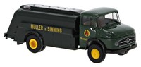 Brekina 47040 - 1/87 Mercedes L 322 Tankwagen, MüLler & Sinning, 1960 - Neu