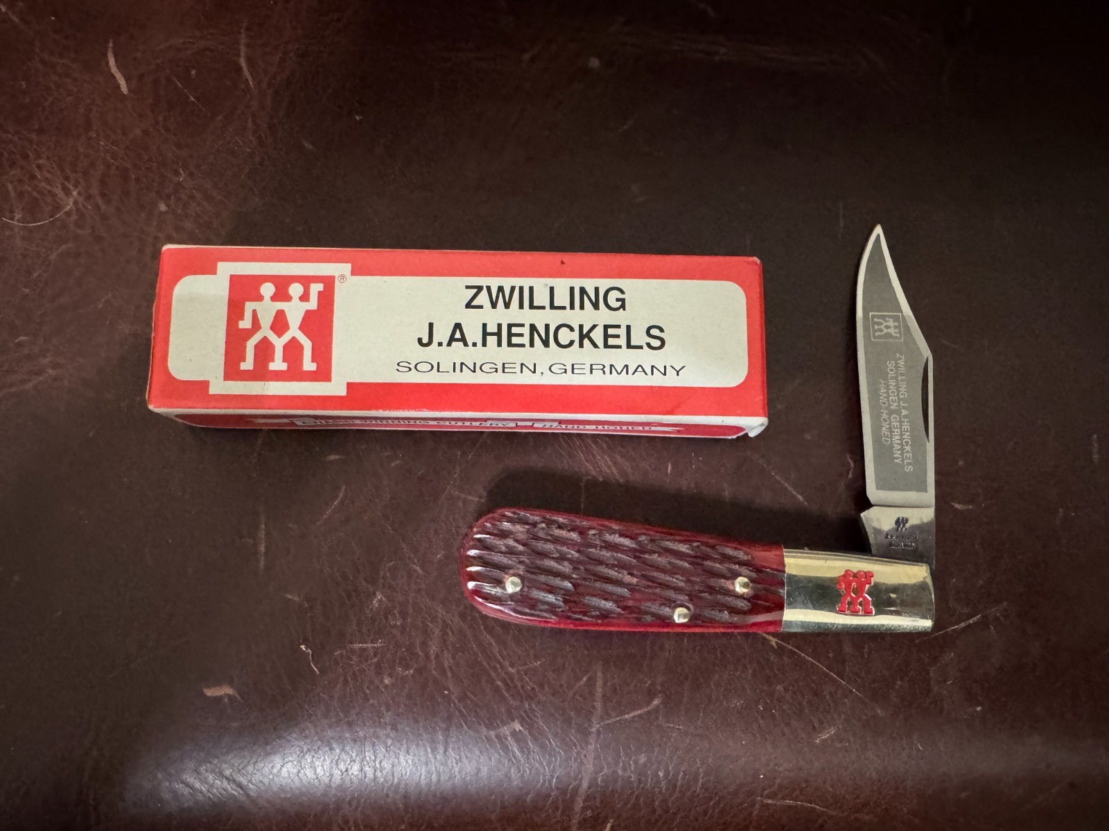 vintage Zwilling J.A. Henckels Barlow Pocket Knife (Model #14 B / HK-14-B), manu