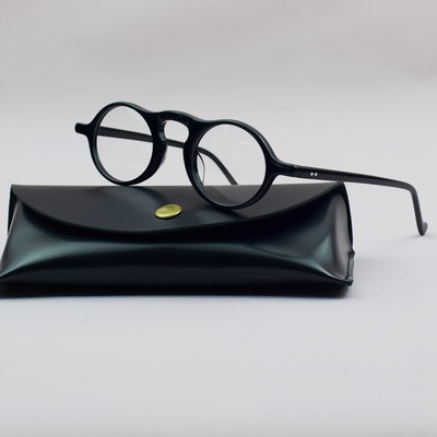 Round Acetate Reading Eyeglasses Frames Nerd Glasses Fashion Daily Men Women