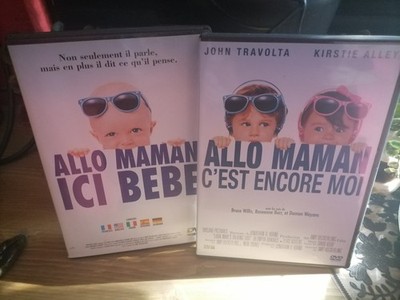 ZONE 2 DVD HALLO MAMA HIER BABY + Ich bin es wieder - John Travolta Kirsty Alley