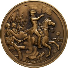[#136975] France, Medal, Napoleon I, Bataille de Marengo, 1991, Bronze, AU