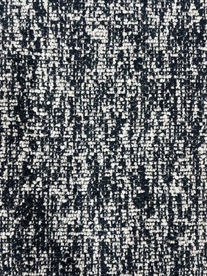 8 yds Wolf Gordon Kinetic Licorice Black & White Textured Upholstery Fabric