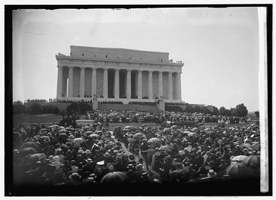 Lincoln Memorial Dedication 1922 Vintage Harding Ceremony Photo Reprint