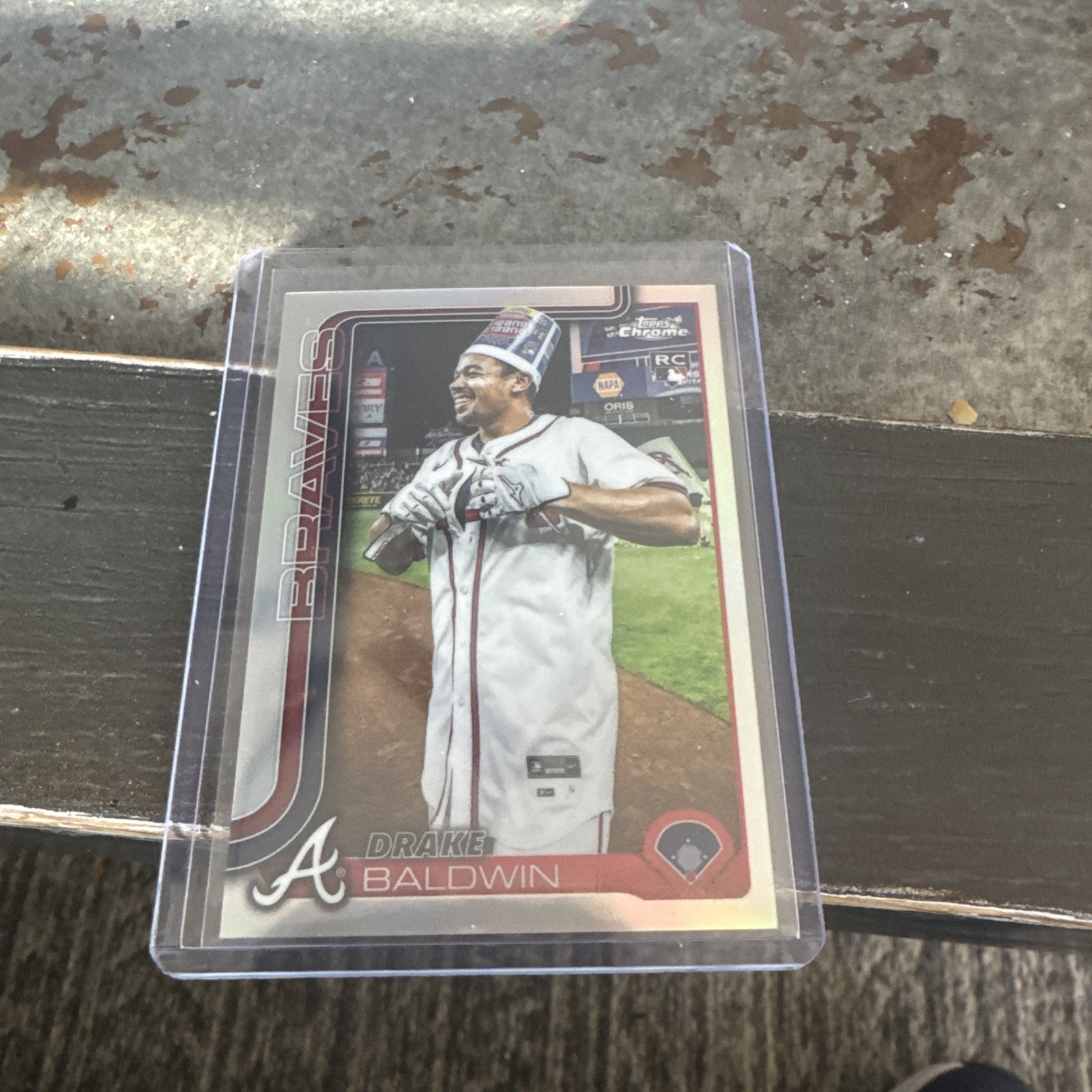 2025 Topps Chrome Update Drake Baldwin RC #USC96 Image Variation ROY SSP -Braves