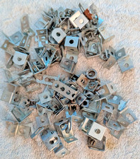 nicer 100 pc cadmium gilbert erector set cllars, angles etc. AS SHOWN